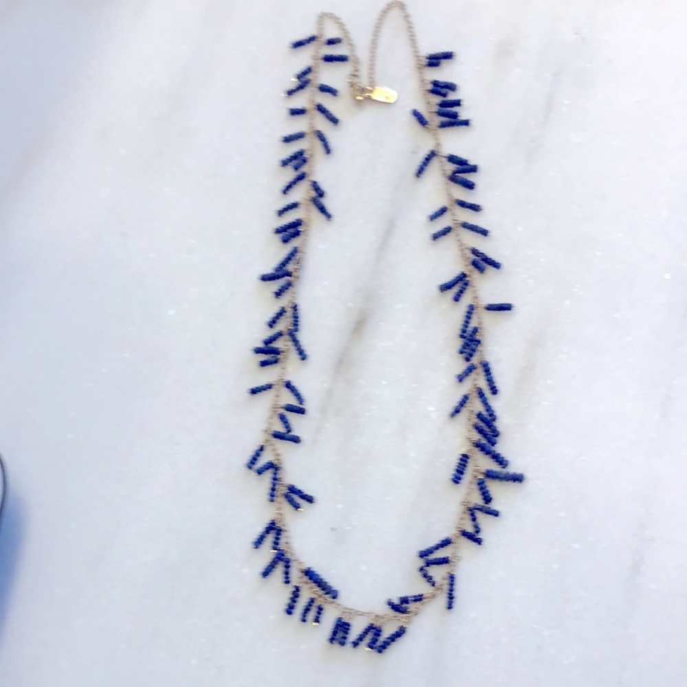 Jes Maharry Indigo Falls Necklace